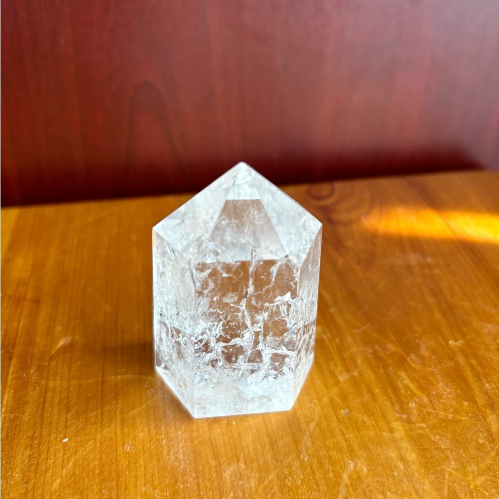 Crackle Quartz crystal tower